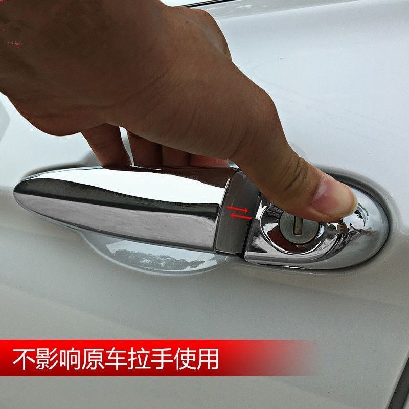 Coques chromées poignées de porte BMW E46